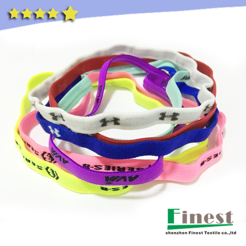 Elastic Non Slip Sports HeadBand custom logo