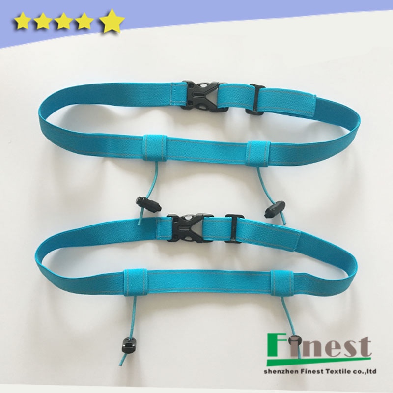 Reflective Triathlon Race Number Belt